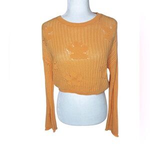 Sincerely Jules crop knit sweater size Small